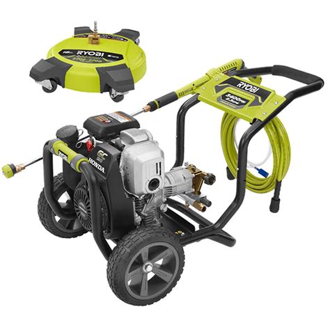 The unit is compact enough to be stored in tight spaces or in the trunk of a car. . Pressure washer home depot